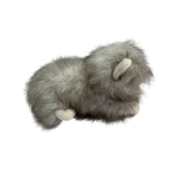 Great American Fun Plush Stuffed Animal Toy Gray Fluffy Soft Cat Kitten Kitty - Picture 2 of 5